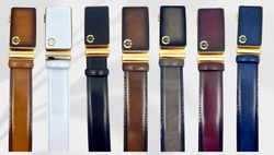 Tucci Di Lusso Belts Italian Leather Mens Handmade Ratchet Slide Smart Belts- Unique Gift for Him
