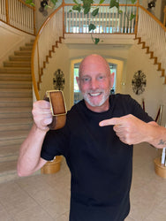 Tucci Di Lusso Belts Italian Leather Handmade Ratchet Slide Smart Belts- Burgundy color for Men. Unique Gift for Him