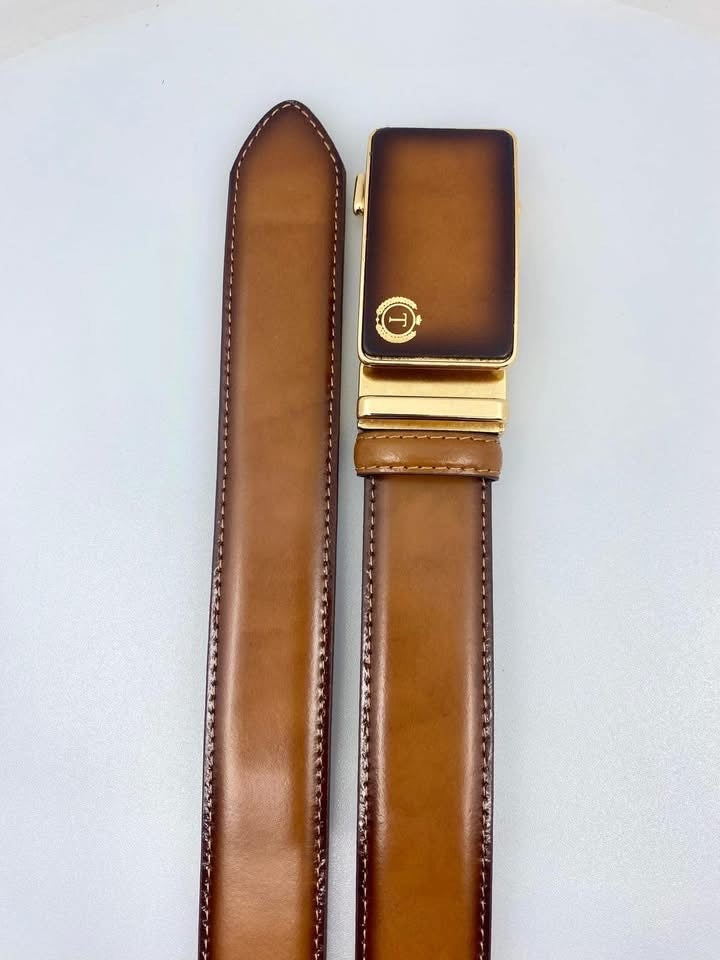 Tucci Di Lusso Belts Italian Leather Mens Handmade Ratchet Slide Smart Belts- Unique Gift for Him