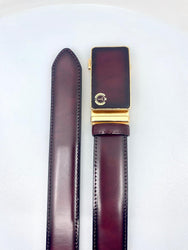 Tucci Di Lusso Belts Italian Leather Mens Handmade Ratchet Slide Smart Belts- Unique Gift for Him