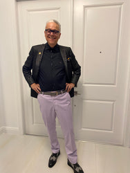 Tucci Di Lusso Belts Italian Leather Handmade Ratchet Slide Smart Belts- Gray color for Men. Unique Gift for Him