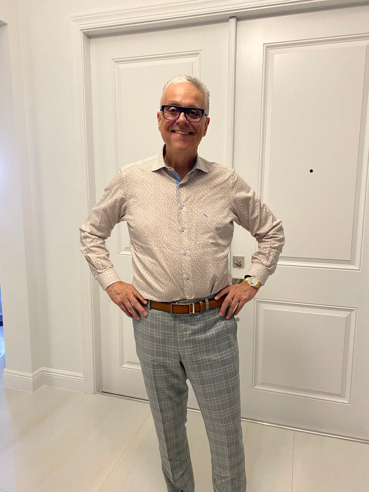 Tucci Di Lusso Belts Italian Leather Handmade Ratchet Slide Smart Belts- Brown color for Men. Unique Gift for Him