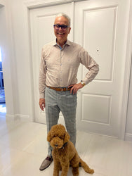 Tucci Di Lusso Belts Italian Leather Handmade Ratchet Slide Smart Belts- Gray color for Men. Unique Gift for Him