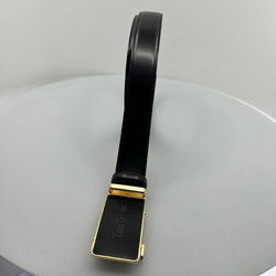 Tucci Di Lusso Belts Italian Leather Handmade Ratchet Slide Smart Belts- Black color for Men. Unique Gift for Him