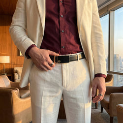 Tucci Di Lusso Belts Handmade Luxury Italian Leather Mens Ratchet Slide Smart Belts- Unique Gift for Him