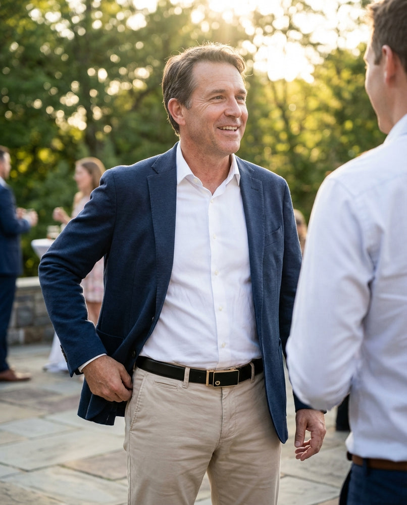 Tucci Di Lusso Belts Handmade Luxury Italian Leather Mens Ratchet Slide Smart Belts- Unique Gift for Him