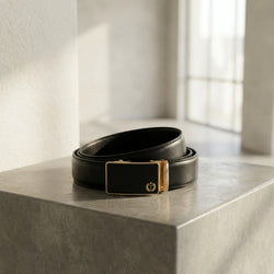 Tucci Di Lusso Belts Handmade Luxury Italian Leather Mens Ratchet Slide Smart Belts- Unique Gift for Him